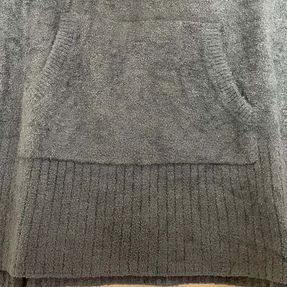 Barefoot Dreams Green Cozy Chic Lite Half Zip Tunic Sweater 1X Comfy